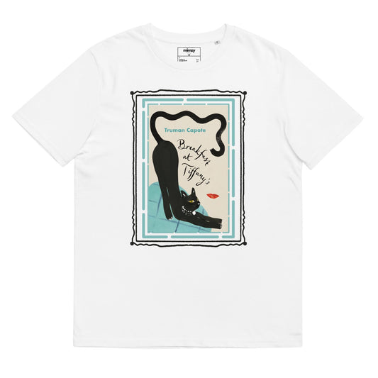 Breakfast at Tiffany's Unisex organic ribbed neck t-shirt