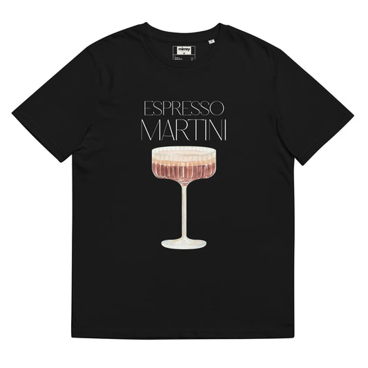 Espresso Martini Unisex organic ribbed neck t-shirt