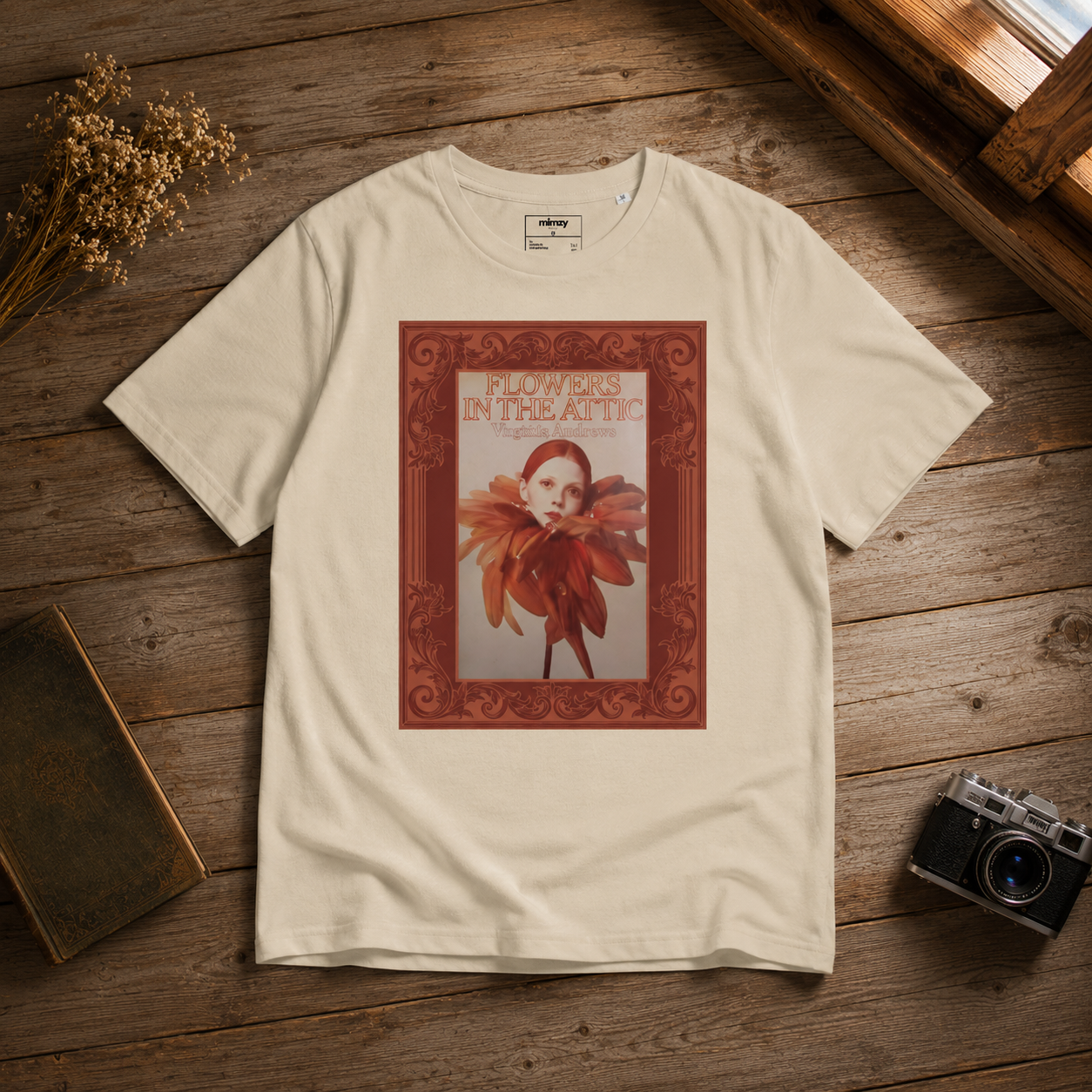 Flowers in the Attic Unisex organic ribbed neck t-shirt