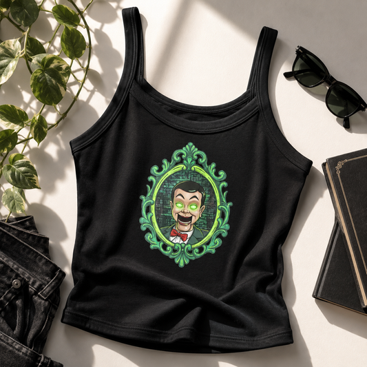 Slappy the Dummy Women’s micro-rib tank top