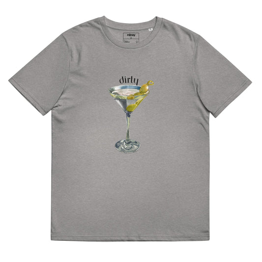 Dirty Martini Unisex organic ribbed neck t-shirt