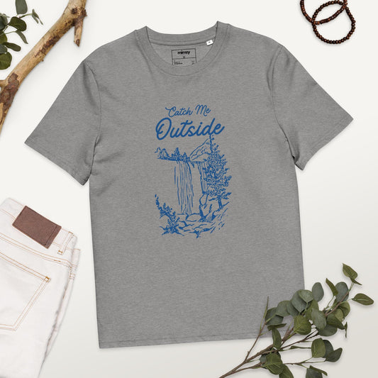 Catch Me Outside Unisex organic ribbed neck t-shirt