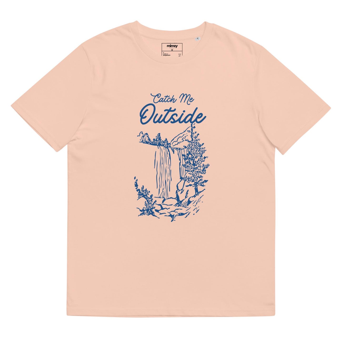 Catch Me Outside Unisex organic ribbed neck t-shirt