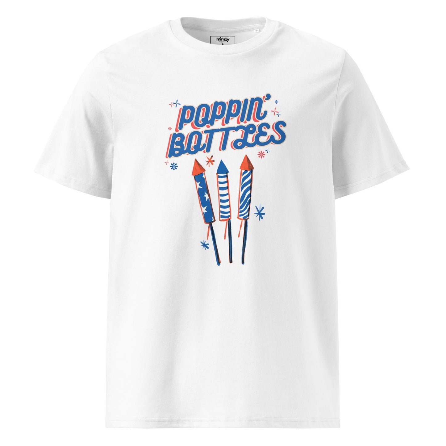 Poppin' Bottles Unisex organic ribbed neck t-shirt