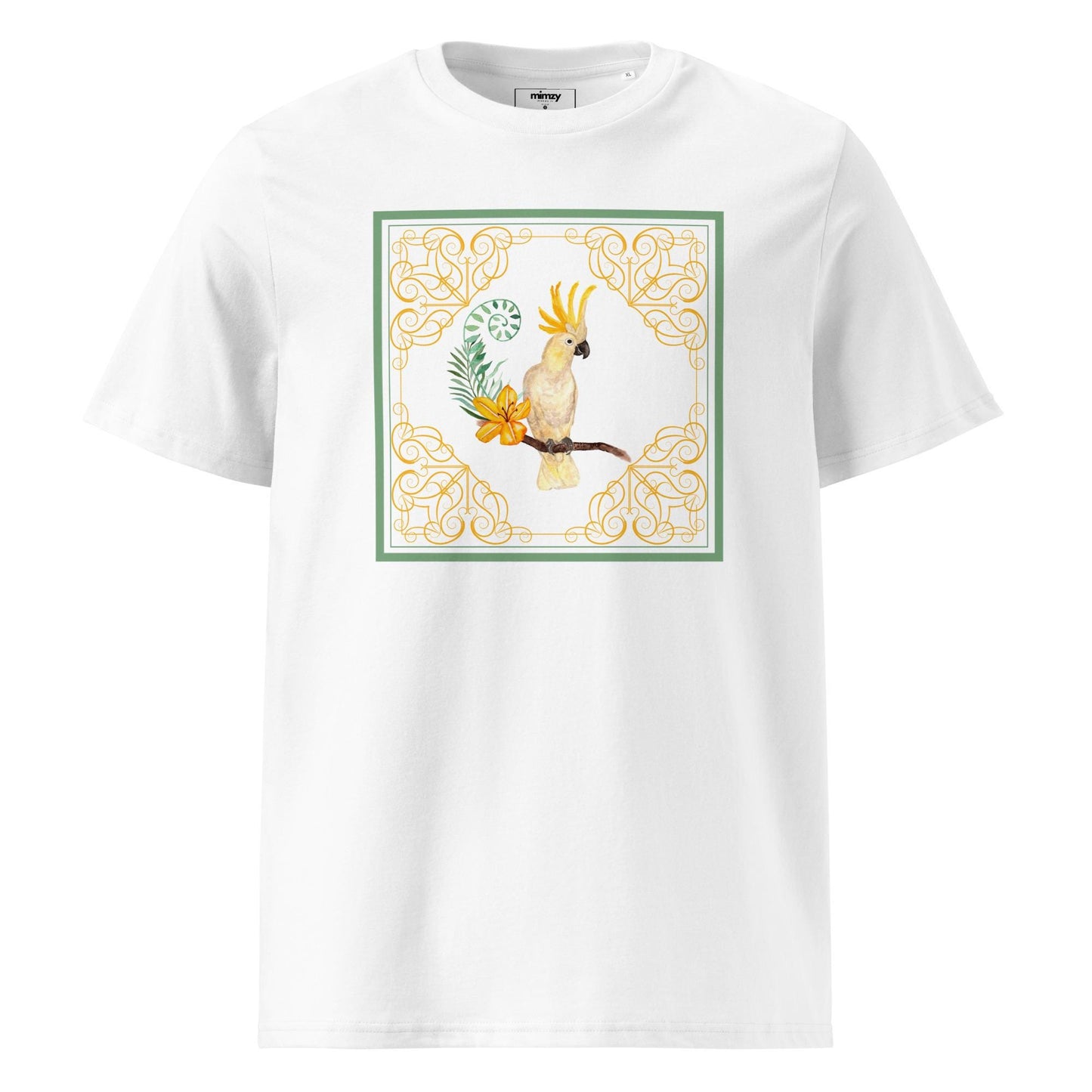 Cockatoo Unisex organic ribbed neck t-shirt