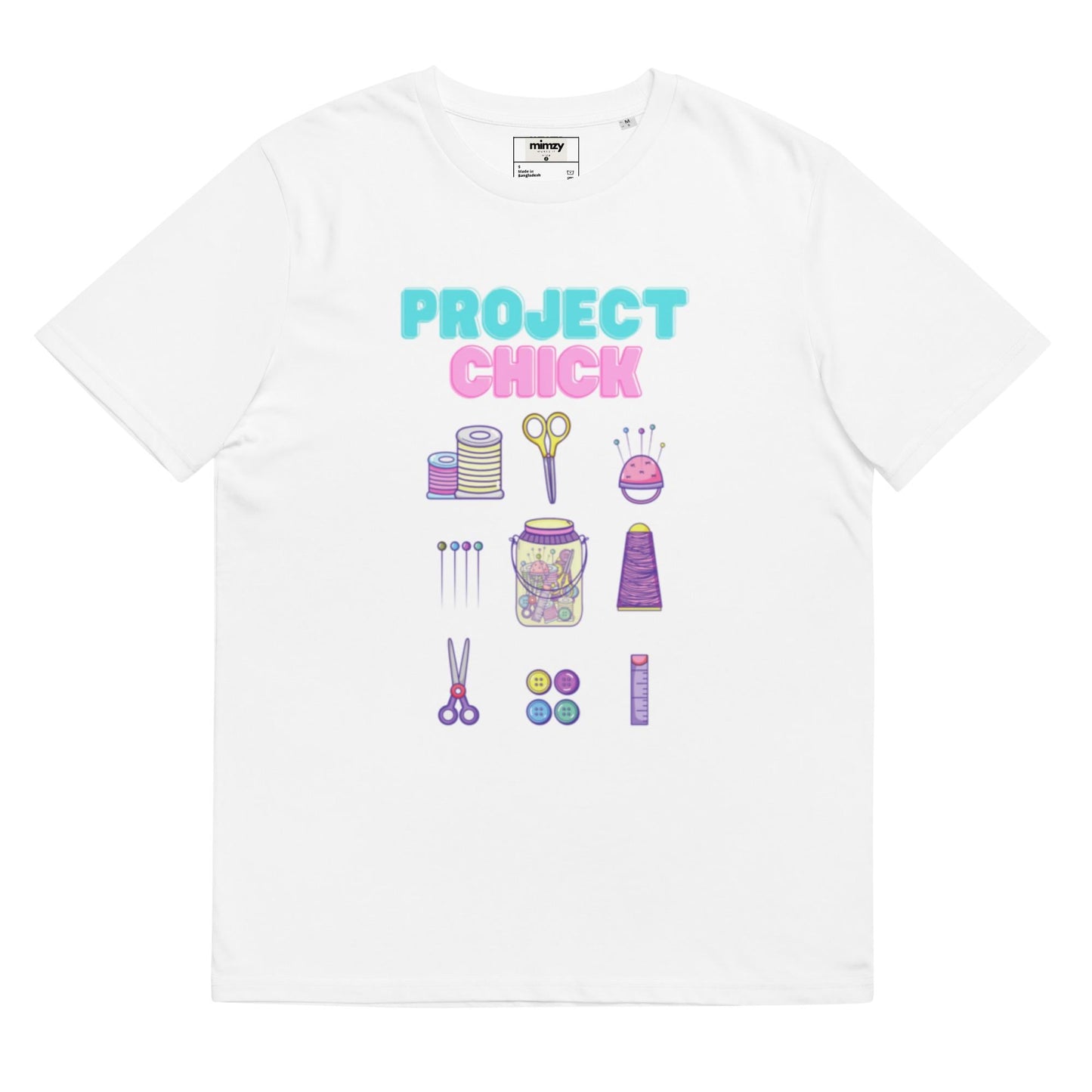 Project Chick Unisex organic ribbed neck t-shirt