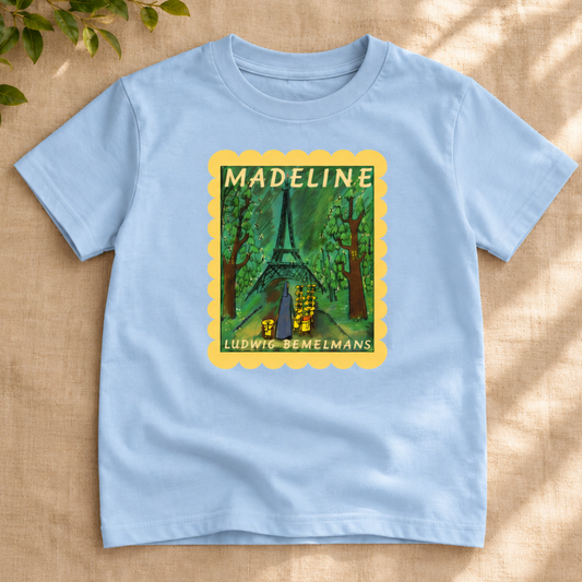 Madeline Scalloped Border Youth classic tee