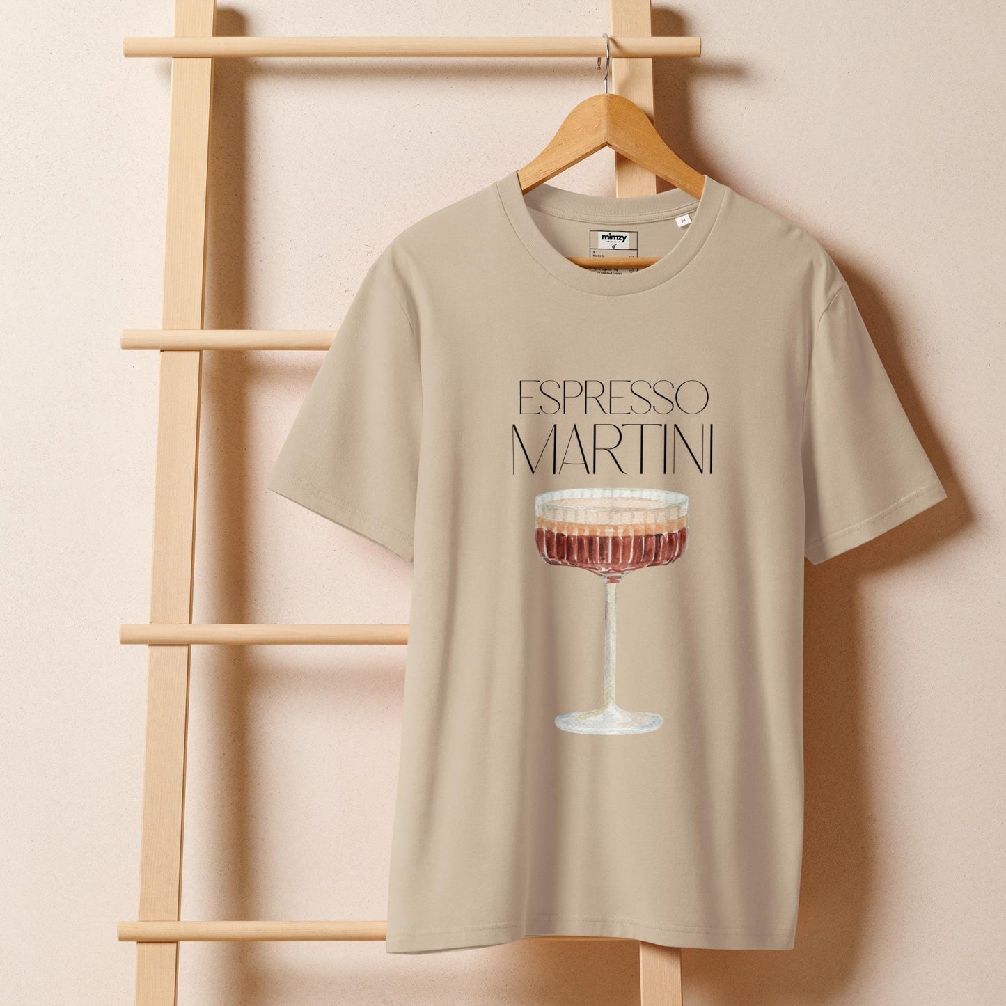 Espresso Martini Unisex organic ribbed neck t-shirt