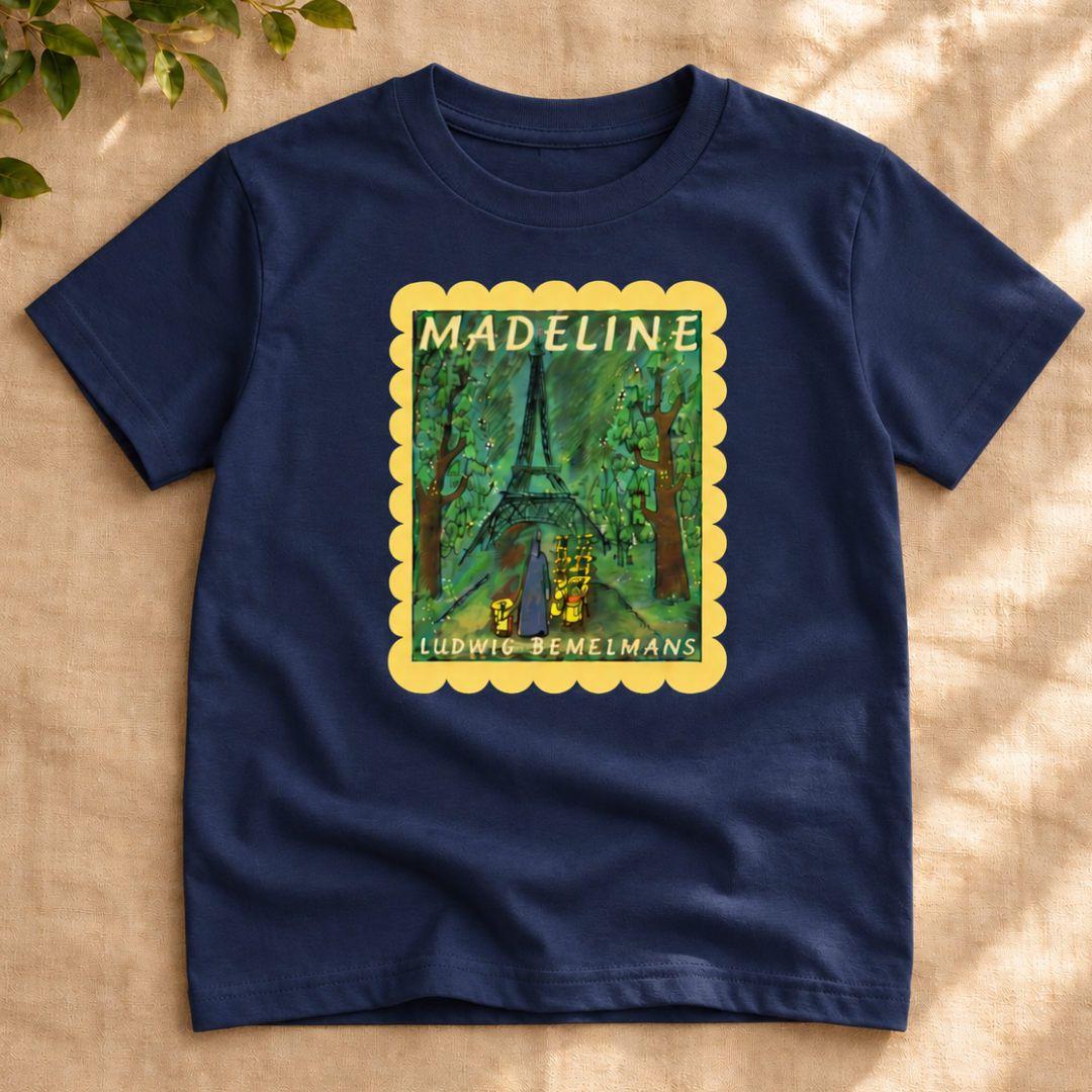 Madeline Scalloped Border Youth classic tee