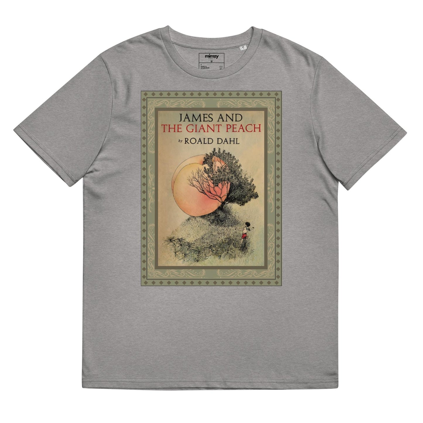 James and the Giant Peach Unisex organic ribbed neck t-shirt
