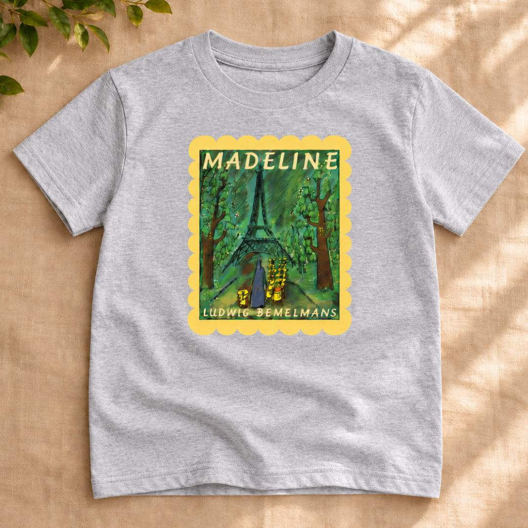 Madeline Scalloped Border Youth classic tee