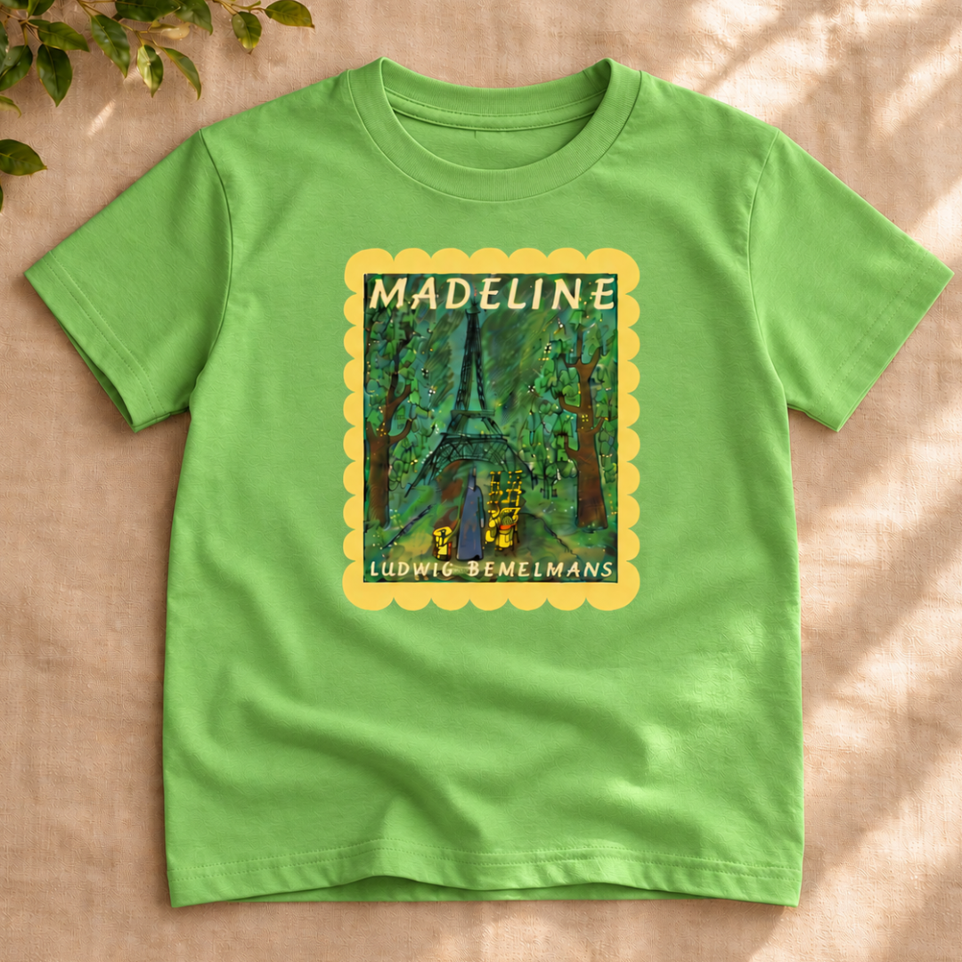 Madeline Scalloped Border Youth classic tee