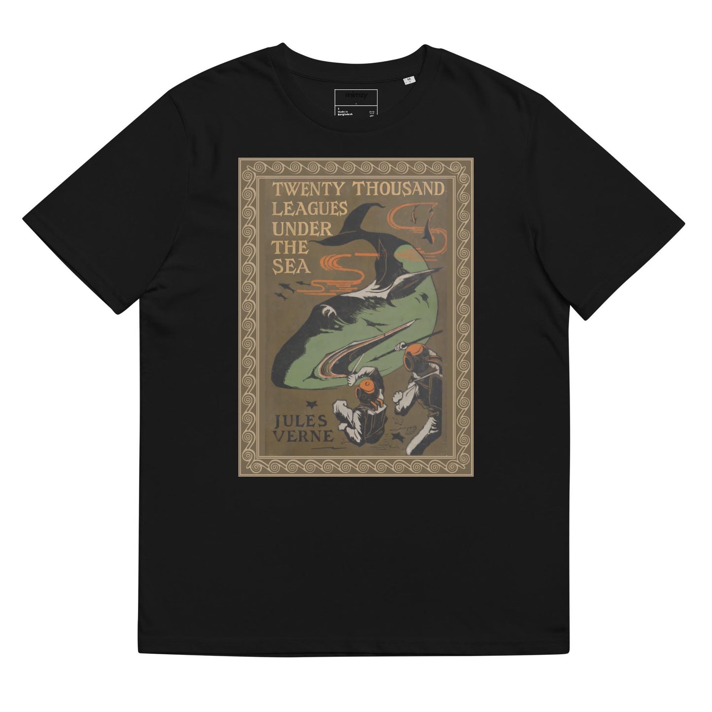 Twenty Thousand Leagues Under the Sea Unisex organic ribbed neck t-shirt