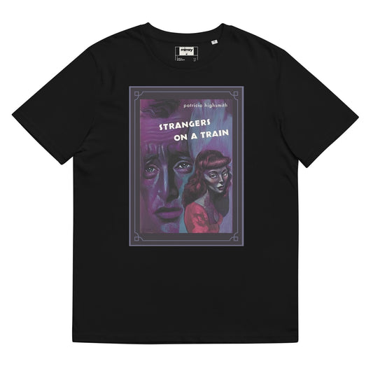 Strangers on a Train Unisex organic ribbed neck t-shirt