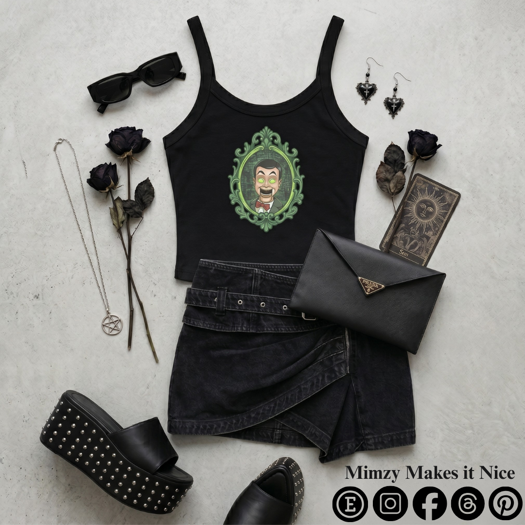 Slappy the Dummy Women’s micro-rib tank top