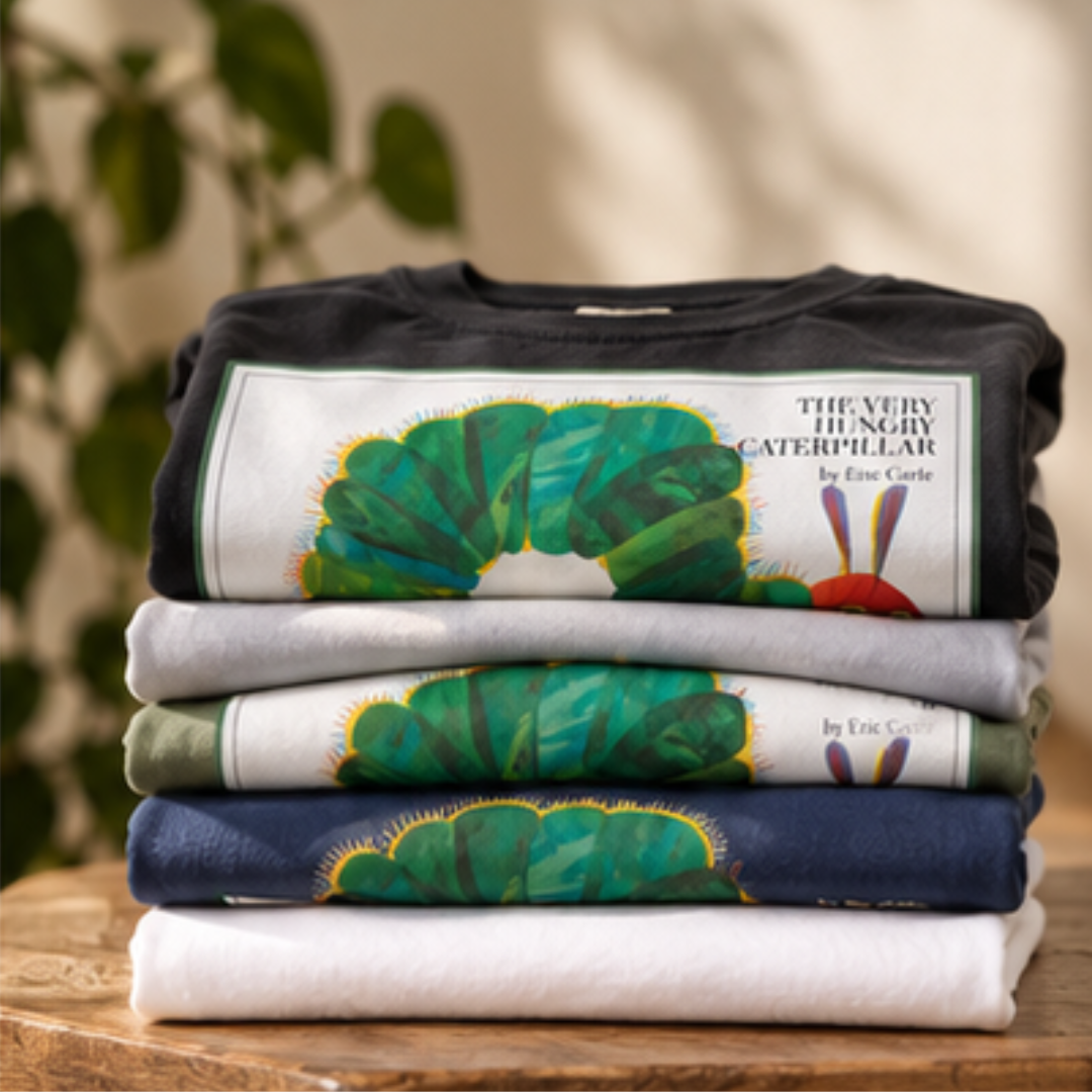 The Very Hungry Caterpillar Unisex garment-dyed heavyweight t-shirt