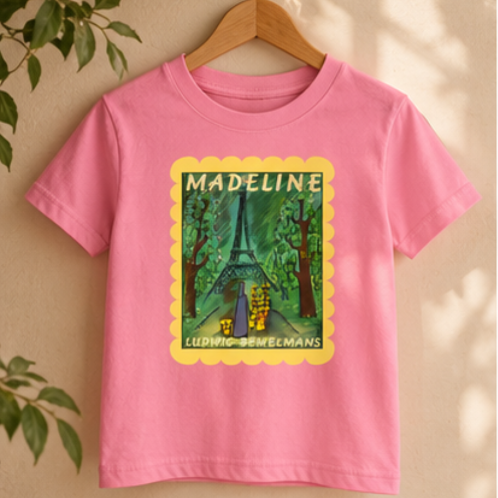 Madeline Scalloped Border Youth classic tee