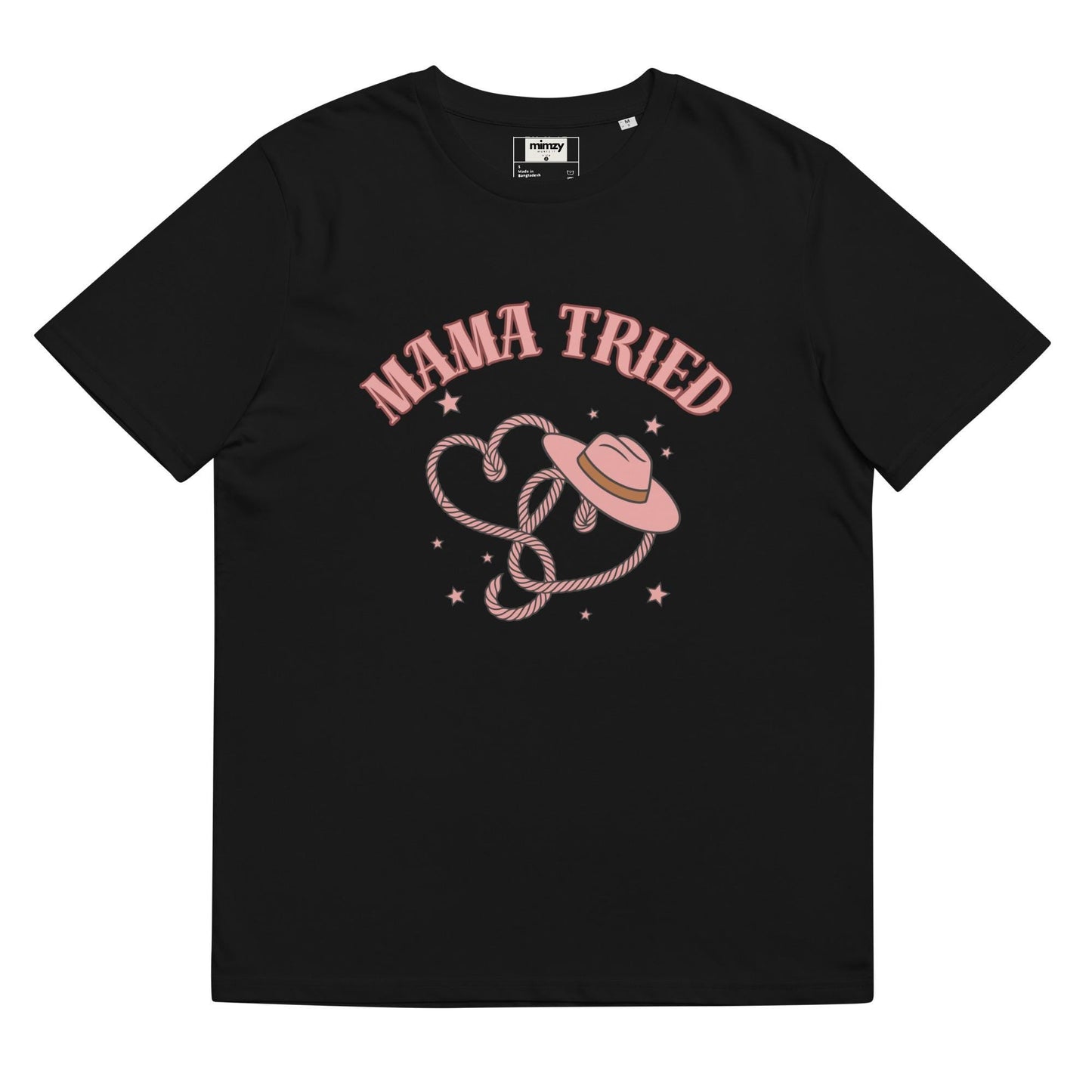Mama Tried Unisex organic ribbed neck t-shirt