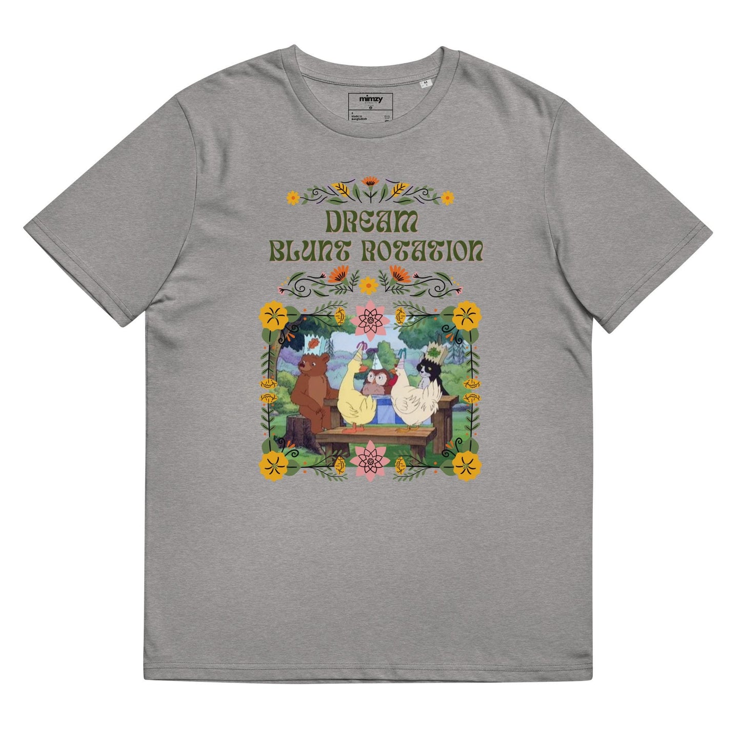 Dream Blunt Rotation Unisex organic ribbed neck t-shirt