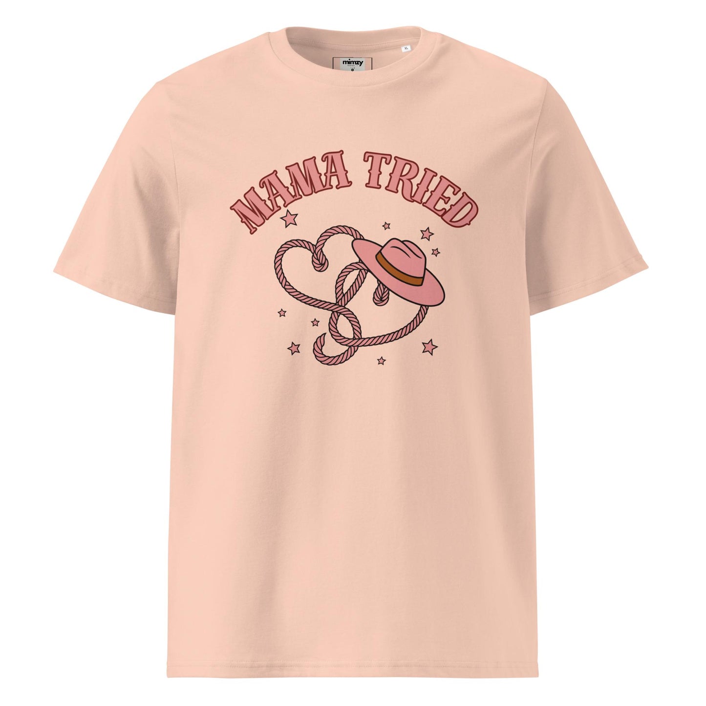 Mama Tried Unisex organic ribbed neck t-shirt