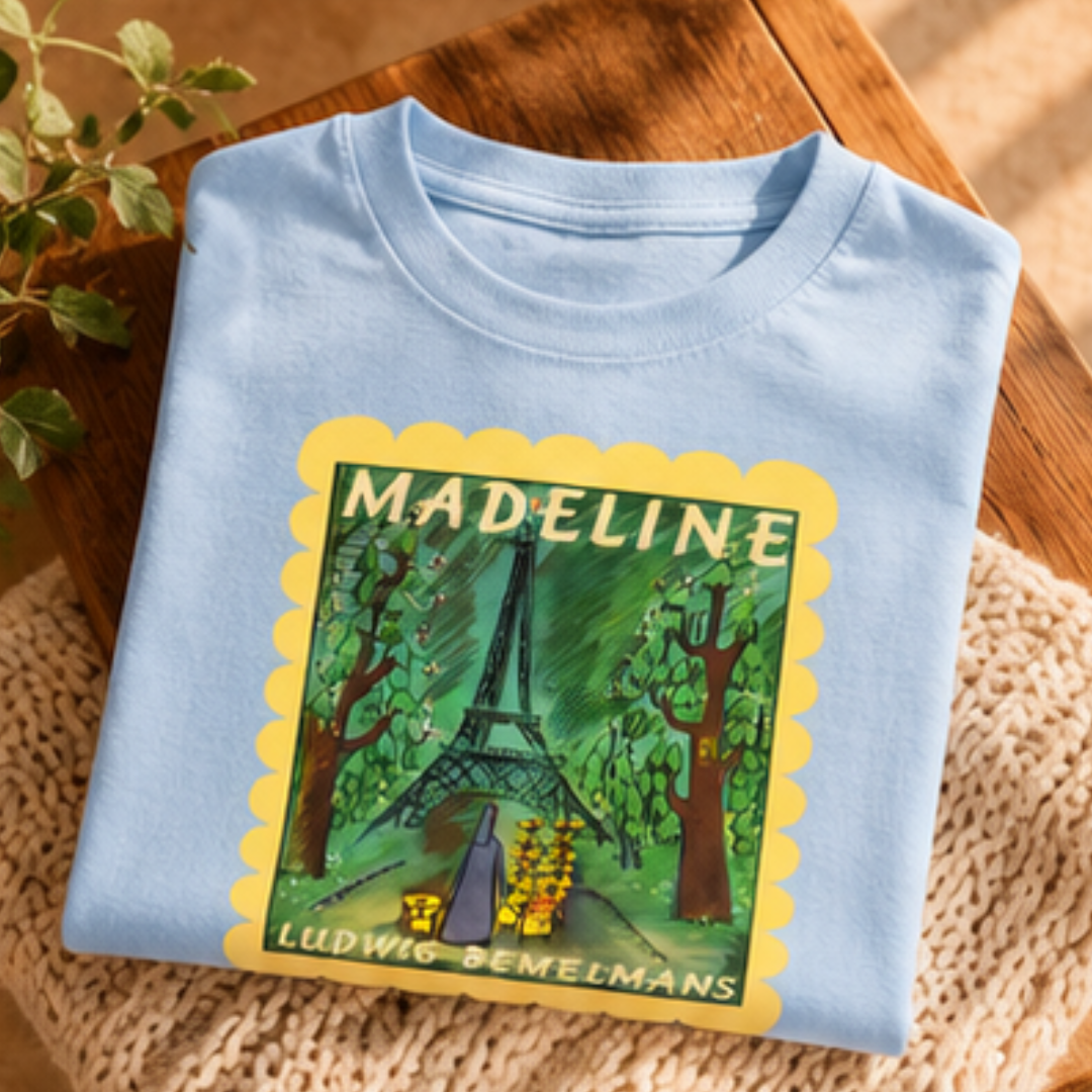 Madeline Scalloped Border Youth classic tee