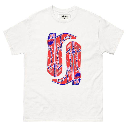 Buffalo Cowboy Boot Unisex classic tee