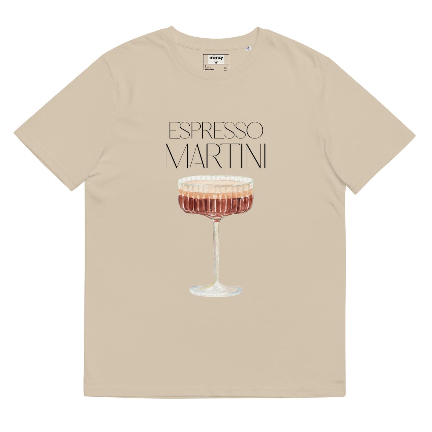 Espresso Martini Unisex organic ribbed neck t-shirt
