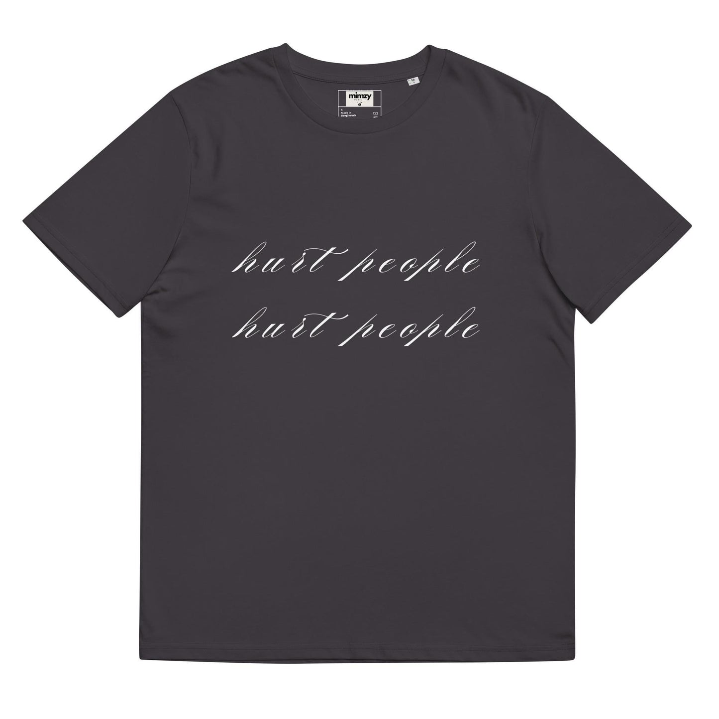 Hurt People Hurt People Unisex organic ribbed neck t-shirt