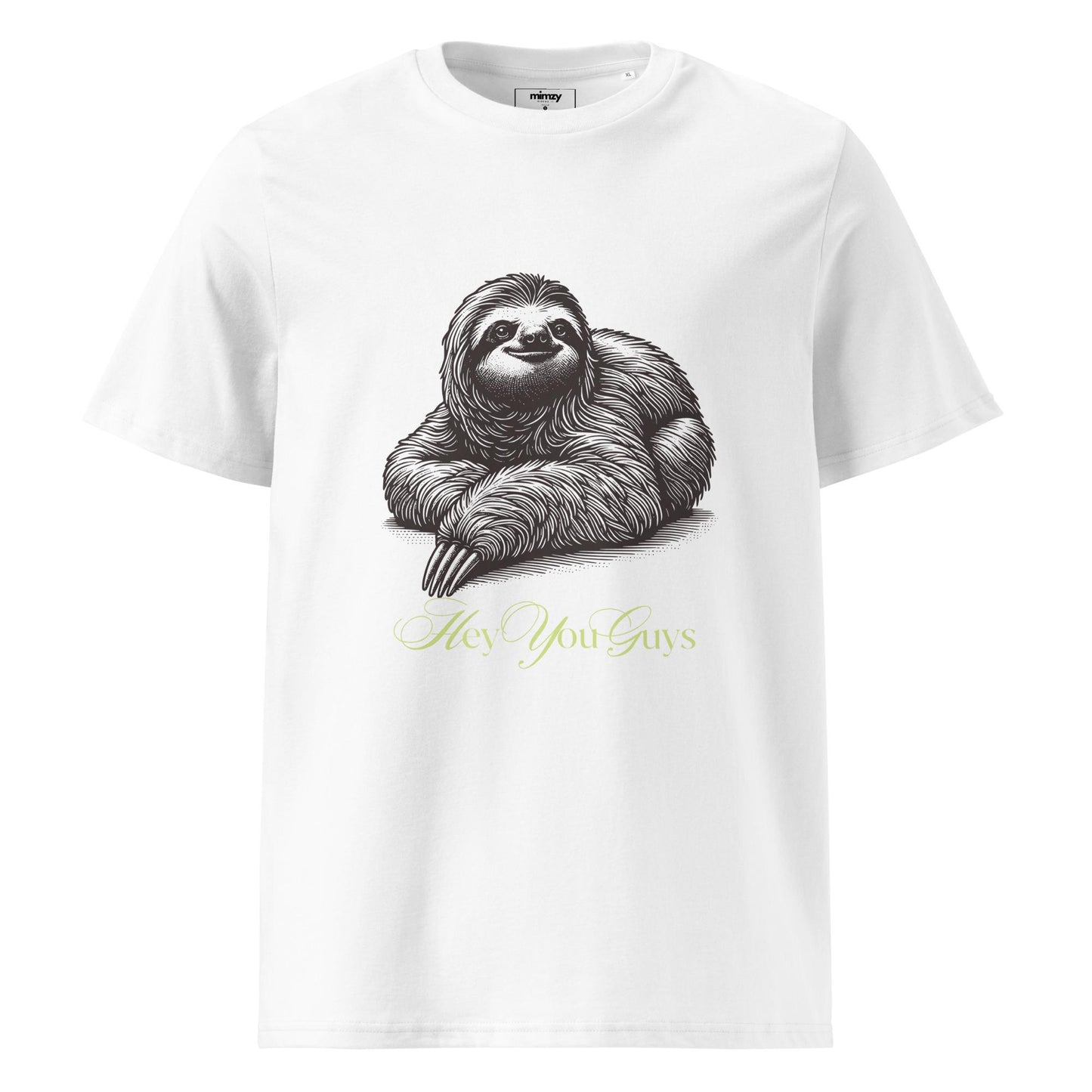 Hey You Guys Unisex organic ribbed neck t-shirt