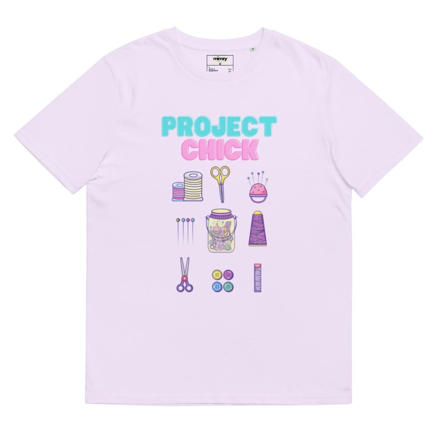 Project Chick Unisex organic ribbed neck t-shirt