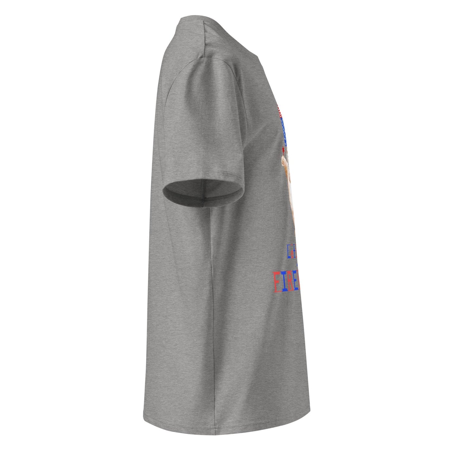 Let's Play with Fireworks Unisex organic ribbed neck t-shirt