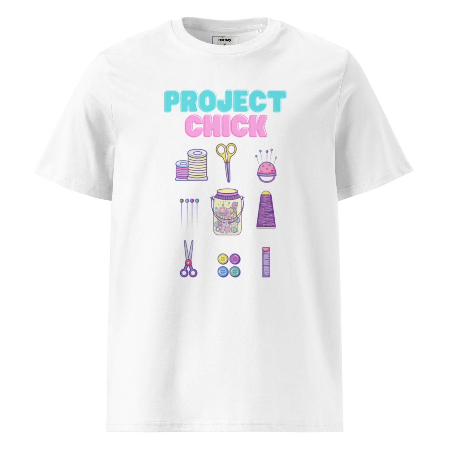 Project Chick Unisex organic ribbed neck t-shirt