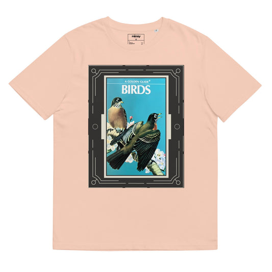 Golden Guide: Birds Unisex organic ribbed neck t-shirt