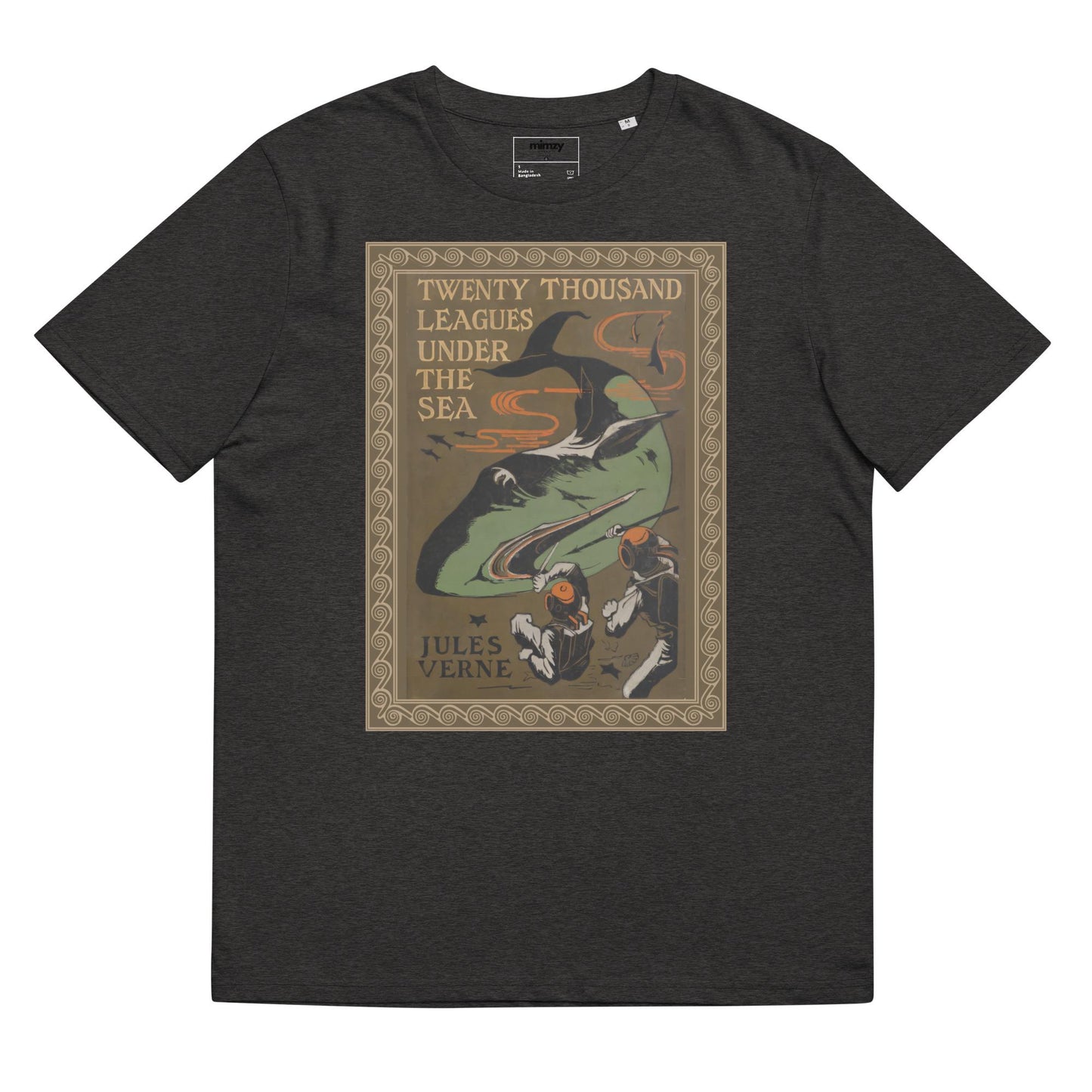 Twenty Thousand Leagues Under the Sea Unisex organic ribbed neck t-shirt