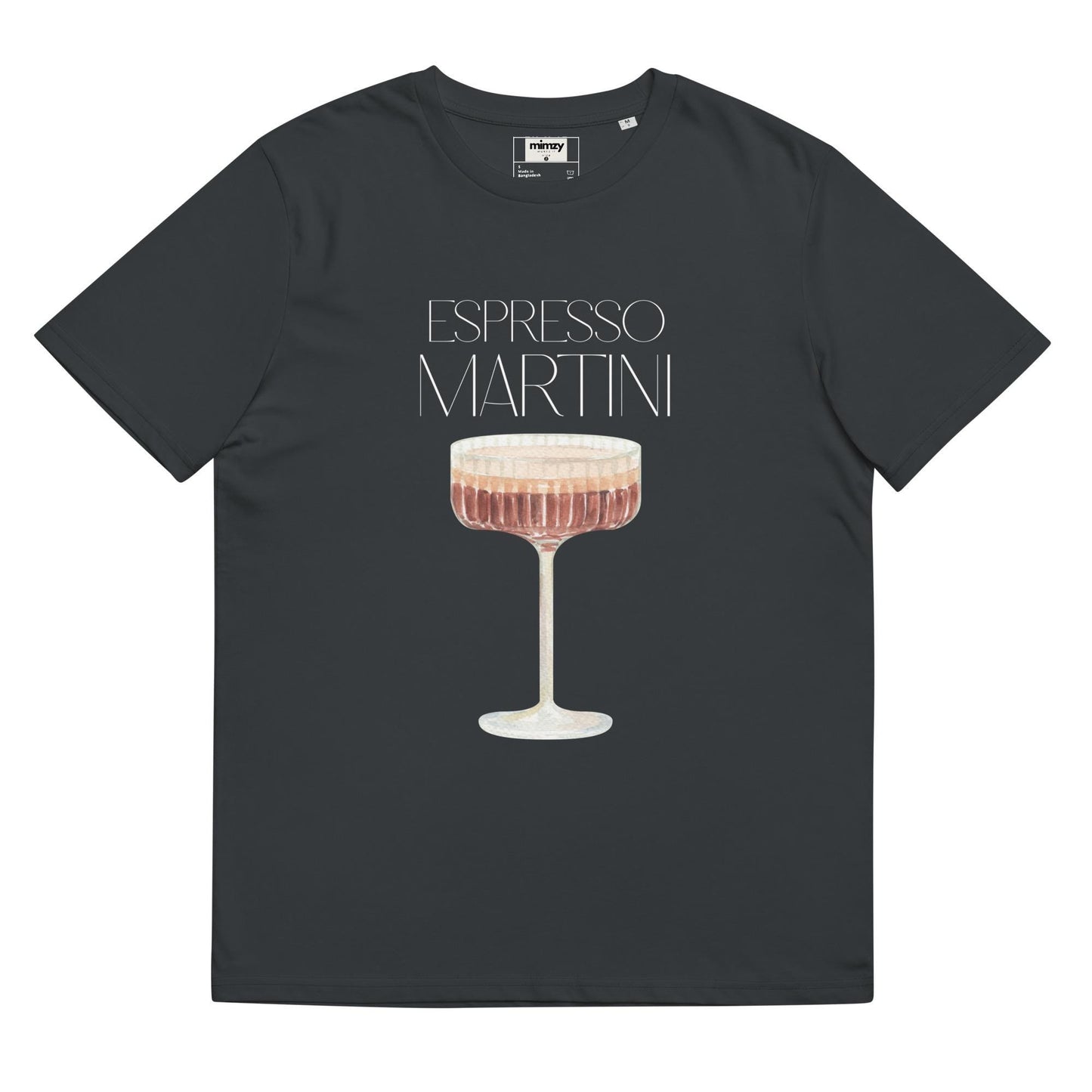 Espresso Martini Unisex organic ribbed neck t-shirt
