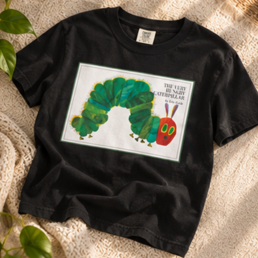 The Very Hungry Caterpillar Unisex garment-dyed heavyweight t-shirt