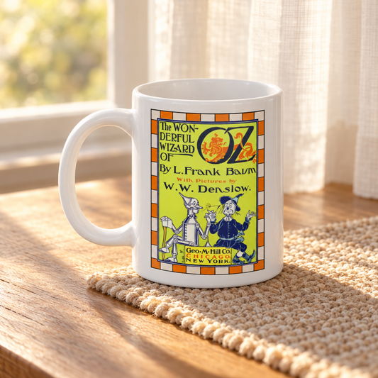 The Wizard of Oz White glossy mug