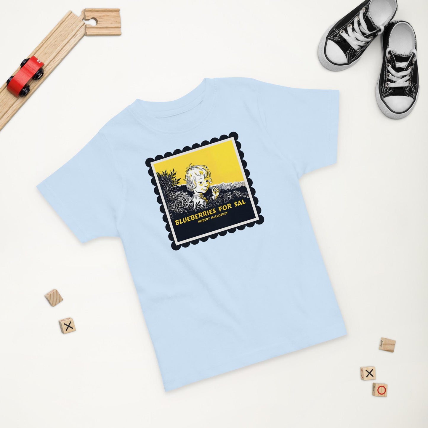 Blueberries for Sal Toddler jersey t-shirt