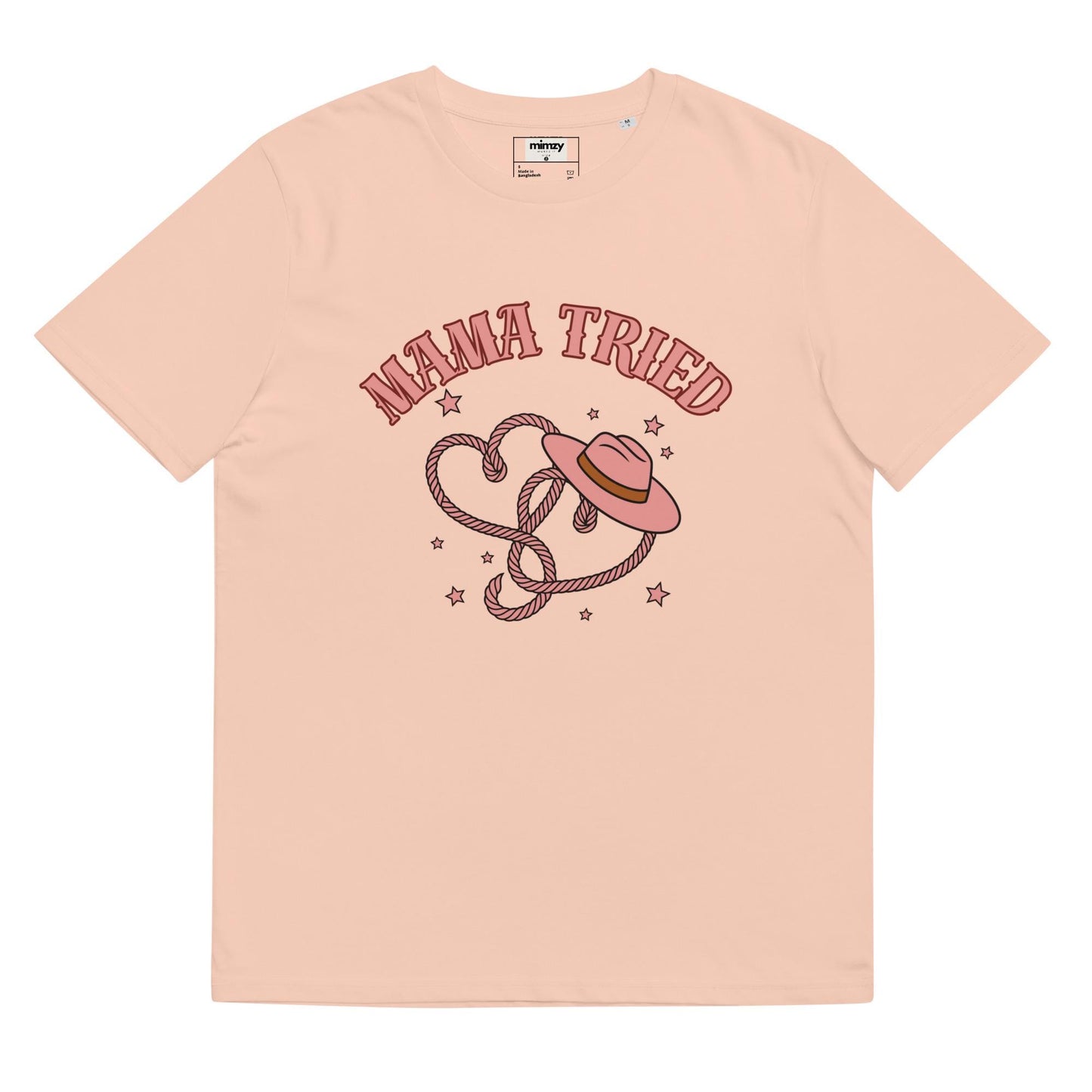 Mama Tried Unisex organic ribbed neck t-shirt