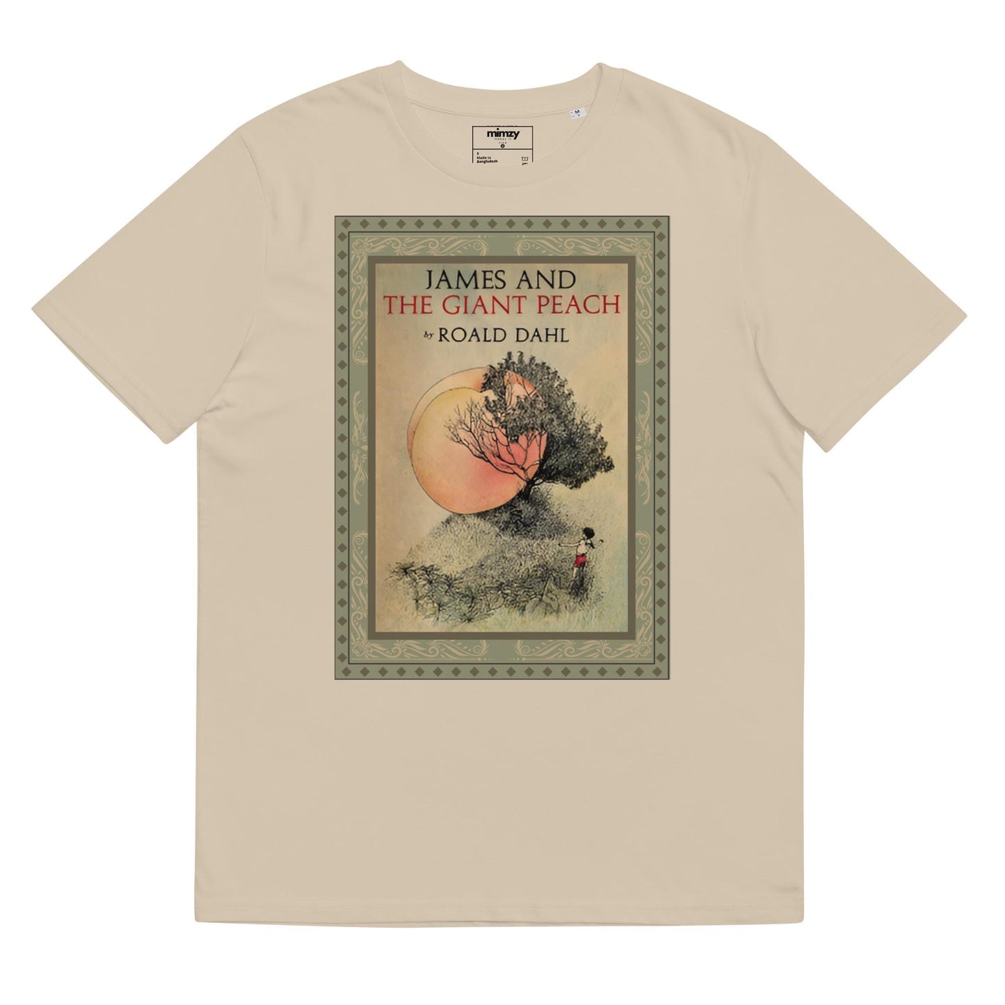 James and the Giant Peach Unisex organic ribbed neck t-shirt