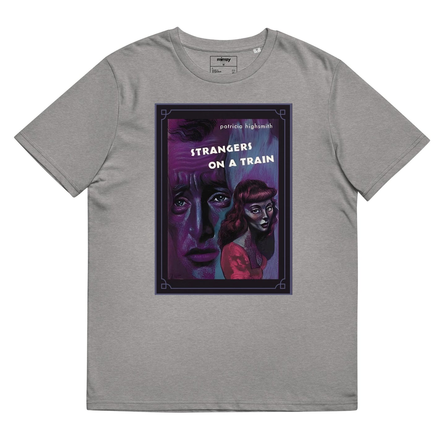Strangers on a Train Unisex organic ribbed neck t-shirt