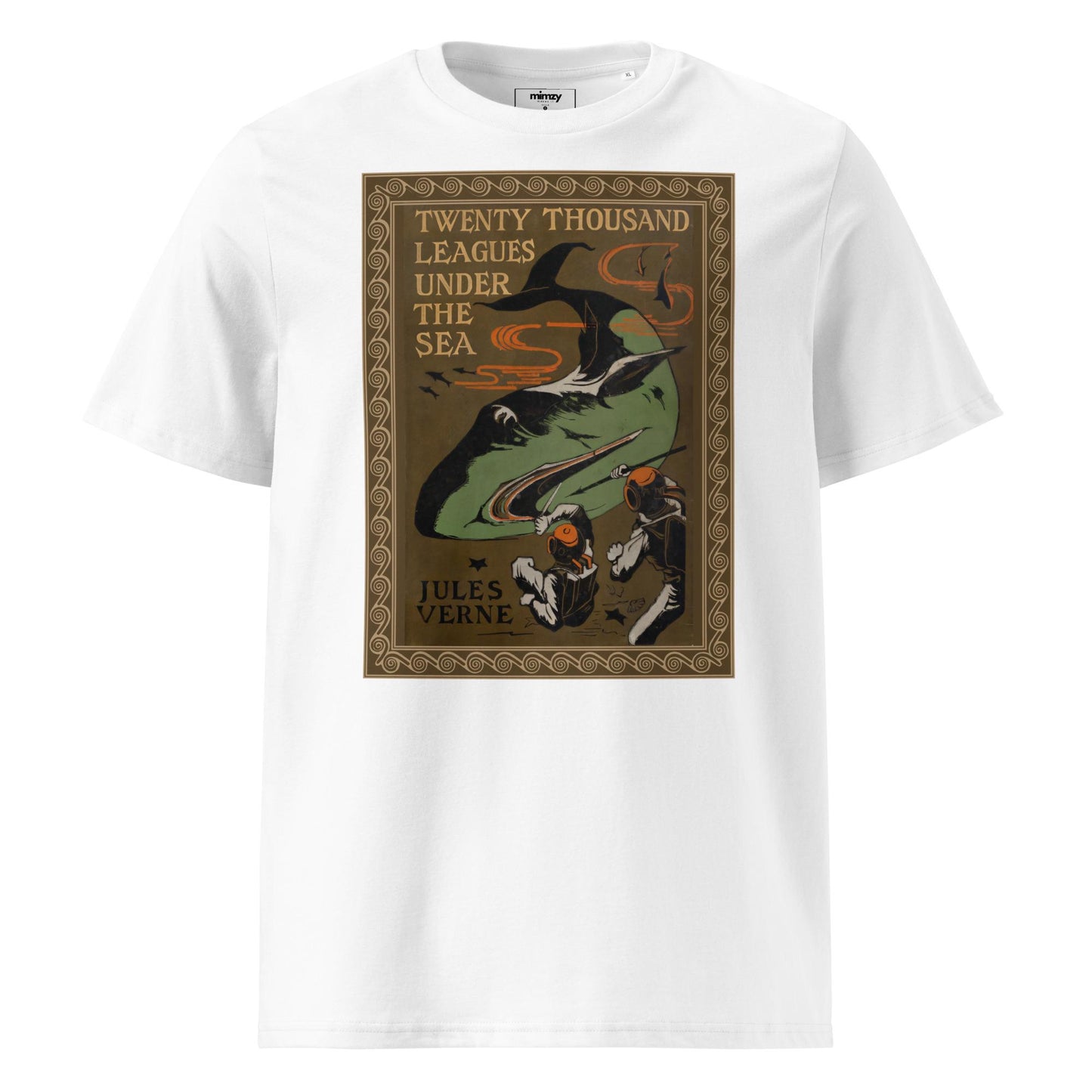 Twenty Thousand Leagues Under the Sea Unisex organic ribbed neck t-shirt