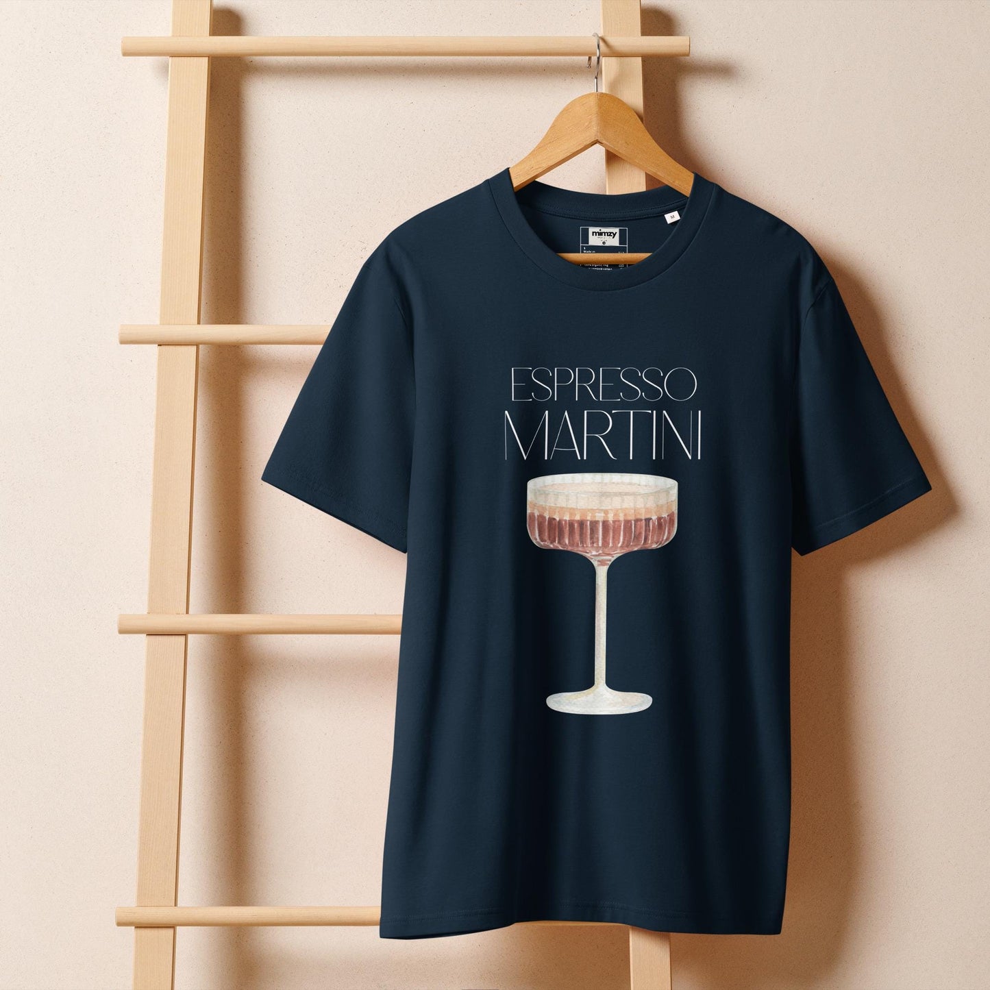 Espresso Martini Unisex organic ribbed neck t-shirt