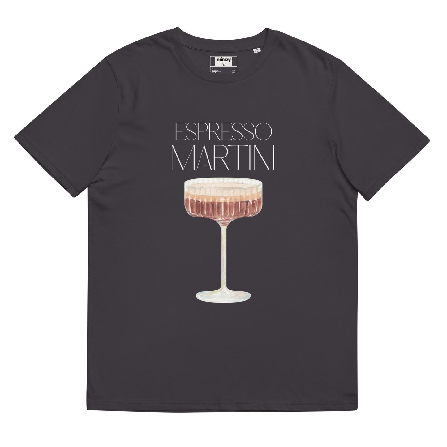 Espresso Martini Unisex organic ribbed neck t-shirt