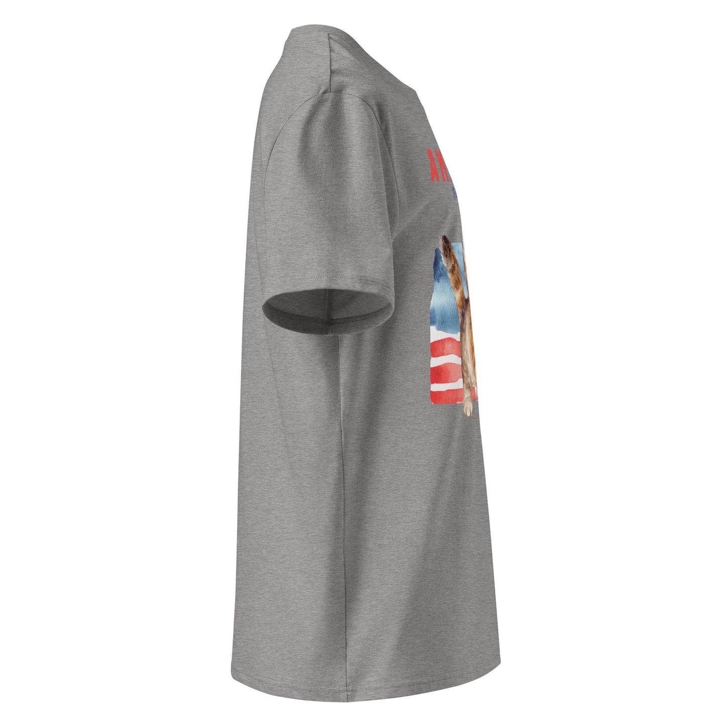 America Fuck Yeah Unisex organic ribbed neck t-shirt