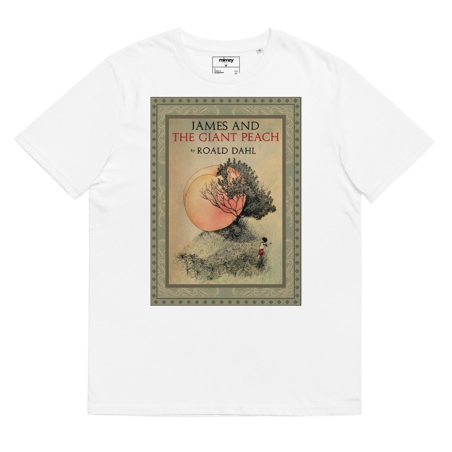 James and the Giant Peach Unisex organic ribbed neck t-shirt