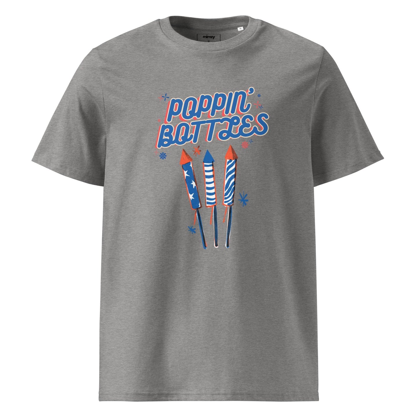 Poppin' Bottles Unisex organic ribbed neck t-shirt