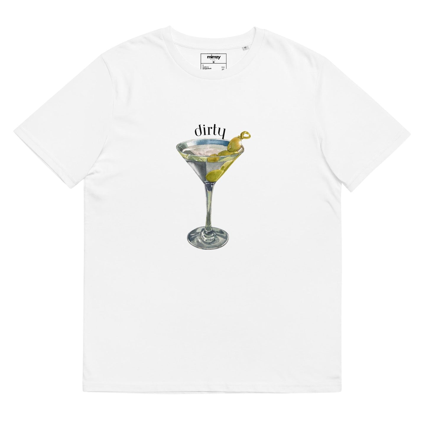 Dirty Martini Unisex organic ribbed neck t-shirt
