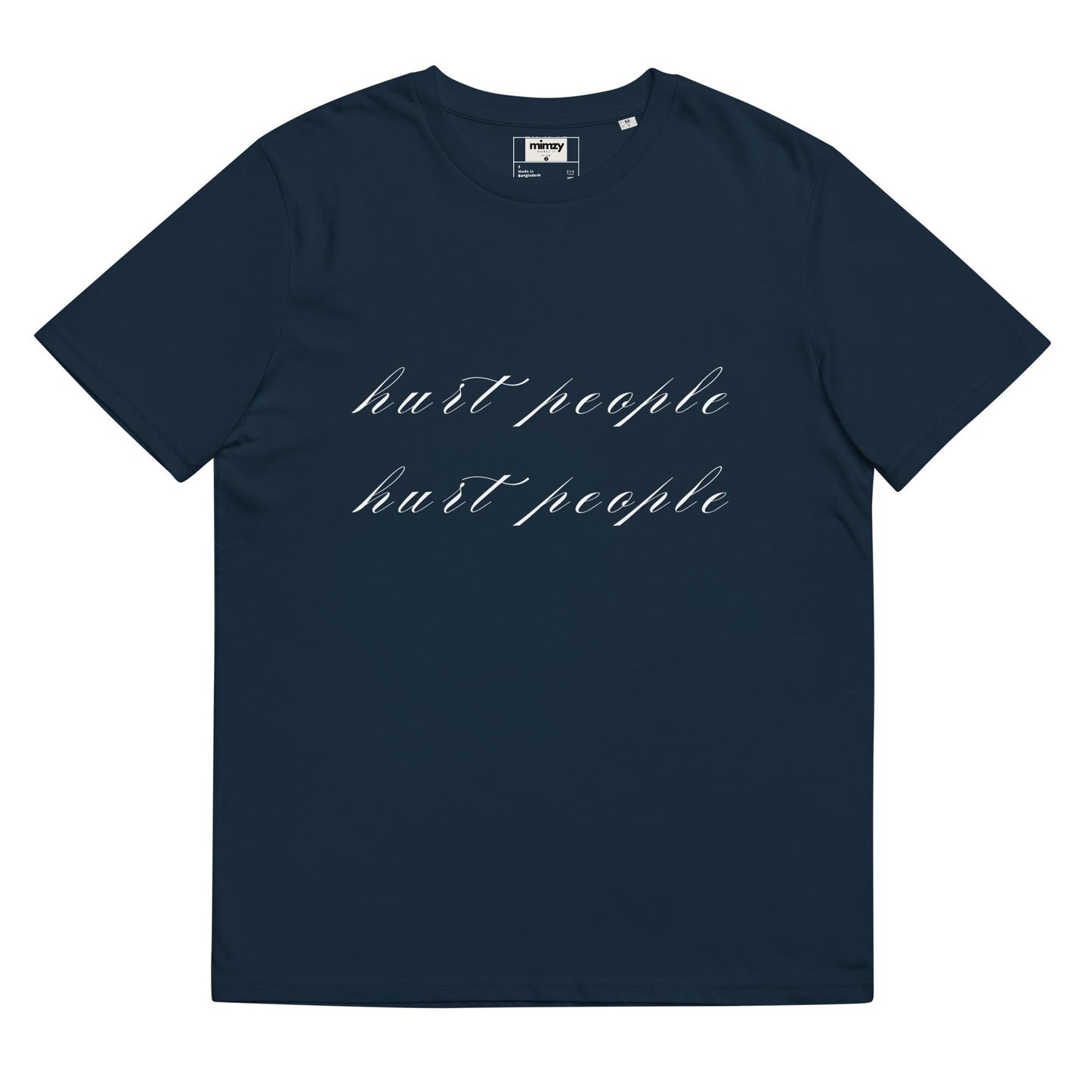 Hurt People Hurt People Unisex organic ribbed neck t-shirt