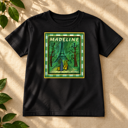 Madeline Checked Border Youth classic tee